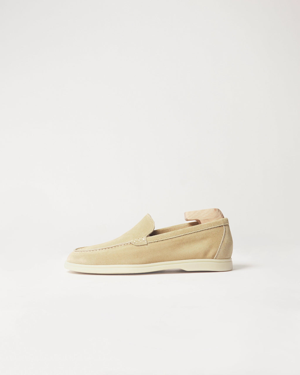 Berwick Flex Walk Plain Loafer 195 Go Rain Janus Suede Sughero leather shoes side view