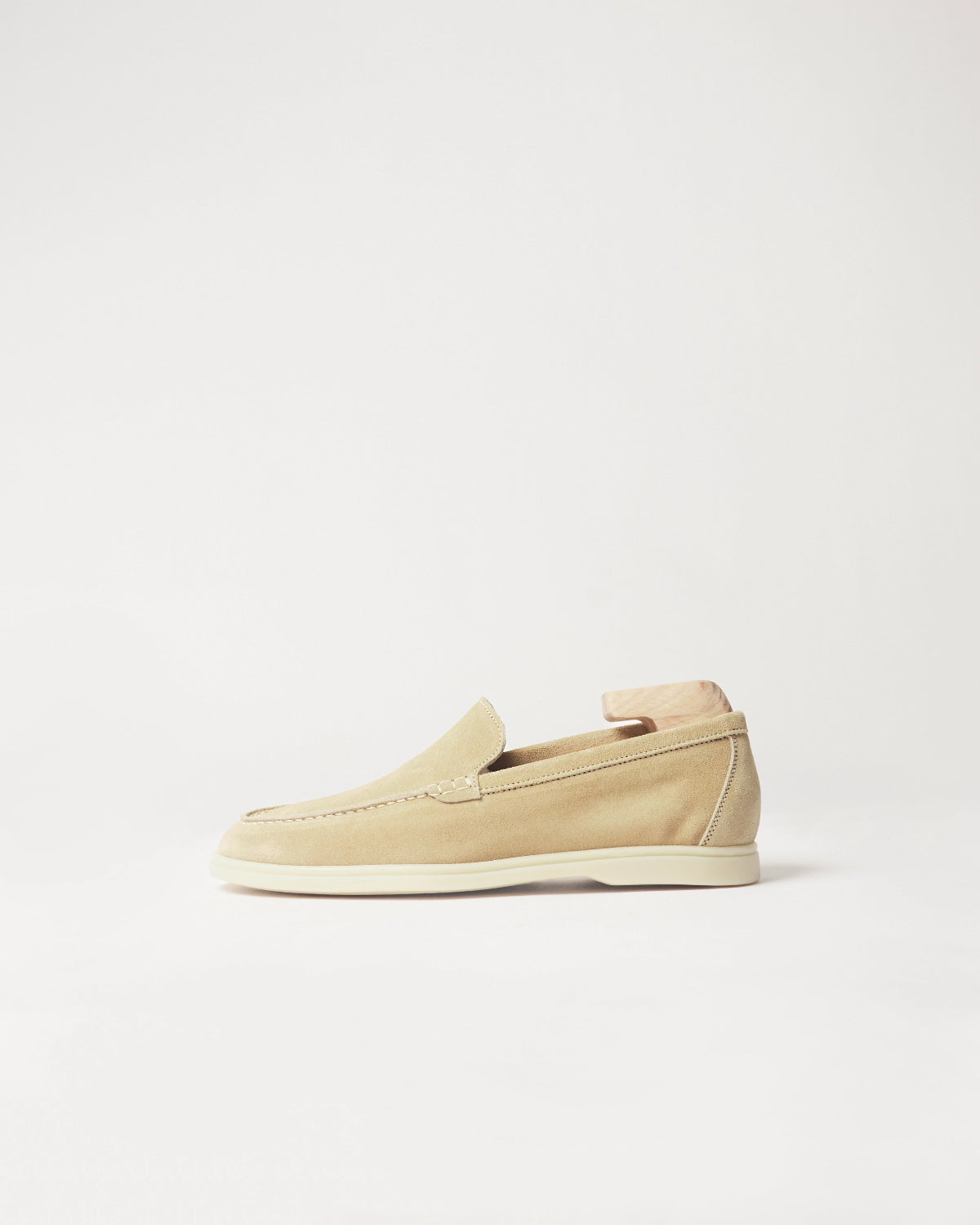 Berwick Flex Walk Plain Loafer 195 Go Rain Janus Suede Sughero leather shoes side view