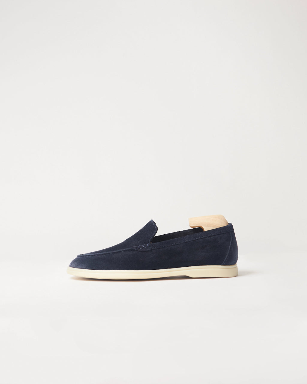Berwick Flex Walk Plain Loafer 195 Repello Suede Gum Oil Baltic leather shoes side view