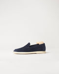 Berwick Flex Walk Plain Loafer 195 Repello Suede Gum Oil Baltic leather shoes side view