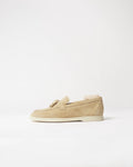 Berwick Flex Walk Tassel Loafer 197 Yankee Suede Alce leather shoes side view