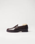 Berwick Penny Loafer 5138 Cordovan Rocado Dark Brown shell cordovan leather shoe side view