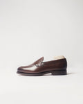 Berwick Penny Loafer 5138 Nomera Dark Brown smooth leather shoe side view