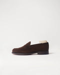 Berwick Penny Loafer 5138 Repello Suede 173 shoe side view