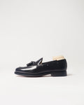 Berwick Tassel Loafer 5139 Box Calf Black smooth leather shoe side view