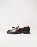 Berwick Tassel Loafer 5139 Nomera Dark Brown smooth leather shoe side view