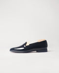 Berwick Slip On 5198 Charol Black patent leather shoe side view