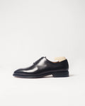 Berwick Wholecut Oxford 5216 Box Calf Black smooth leather shoe side view