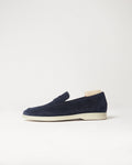 Berwick Flex Walk Penny Loafer 5371 Repello Suede Gum Oil Baltic leather shoes side view
