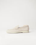 Berwick Flex Walk Penny Loafer 5371 Yankee Suede Avola leather shoes side view