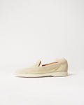 Berwick Flex Walk Apron Loafer 5505 Go Rain Janus Suede Sughero leather shoes side view
