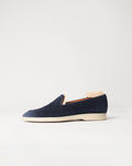 Berwick Flex Walk Apron Loafer 5505 Repello Suede Gum Oil Baltic leather shoes side view