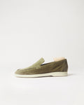Berwick Flex Walk Loafer 5542 Go Rain Janus Suede Quercia leather shoes side view