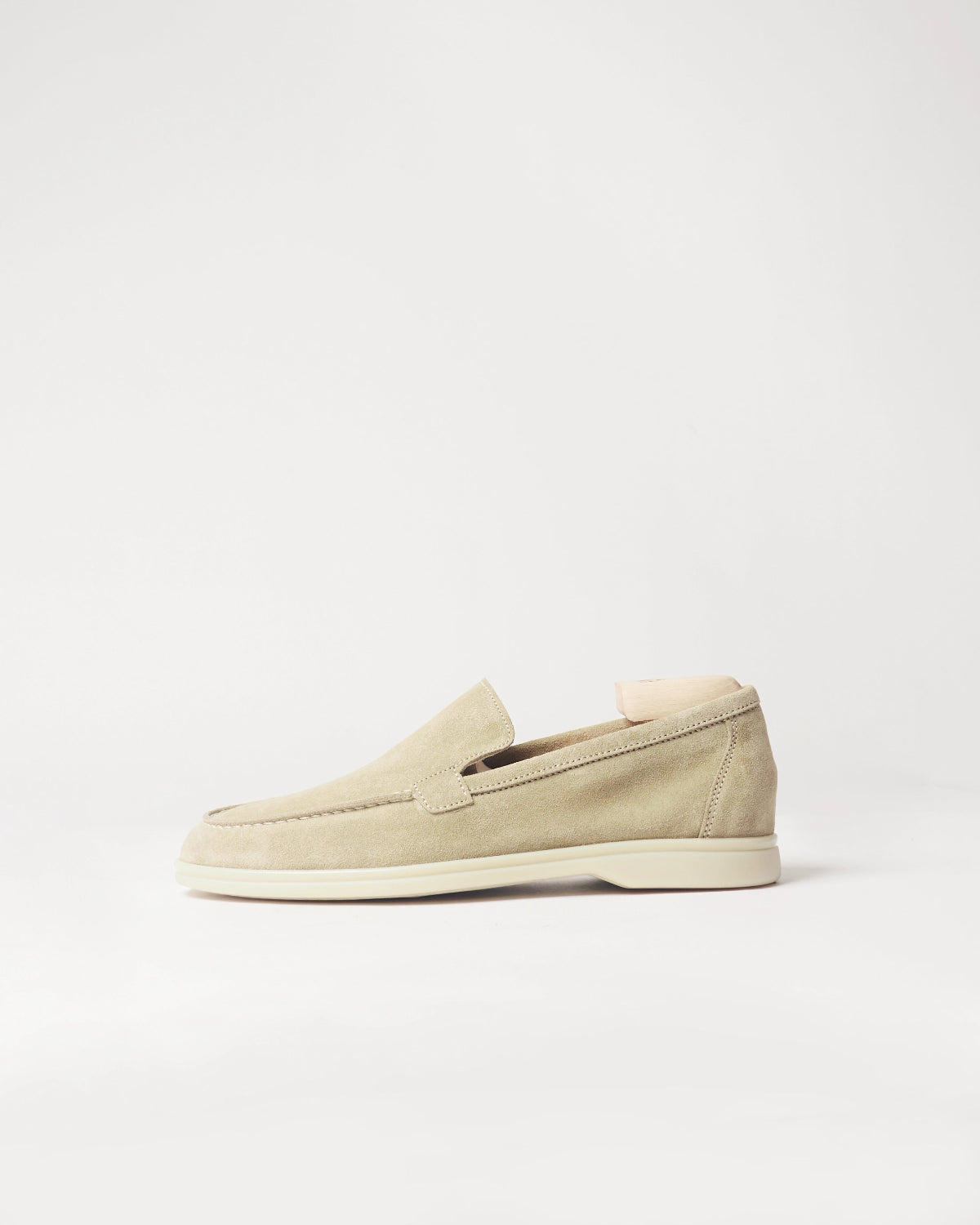 Berwick Flex Walk Loafer 5542 Go Rain Janus Suede Sughero leather shoes side view