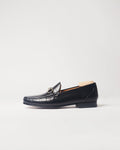 Berwick Horsebit Loafer 5605 Box Calf Black smooth leather shoe side view