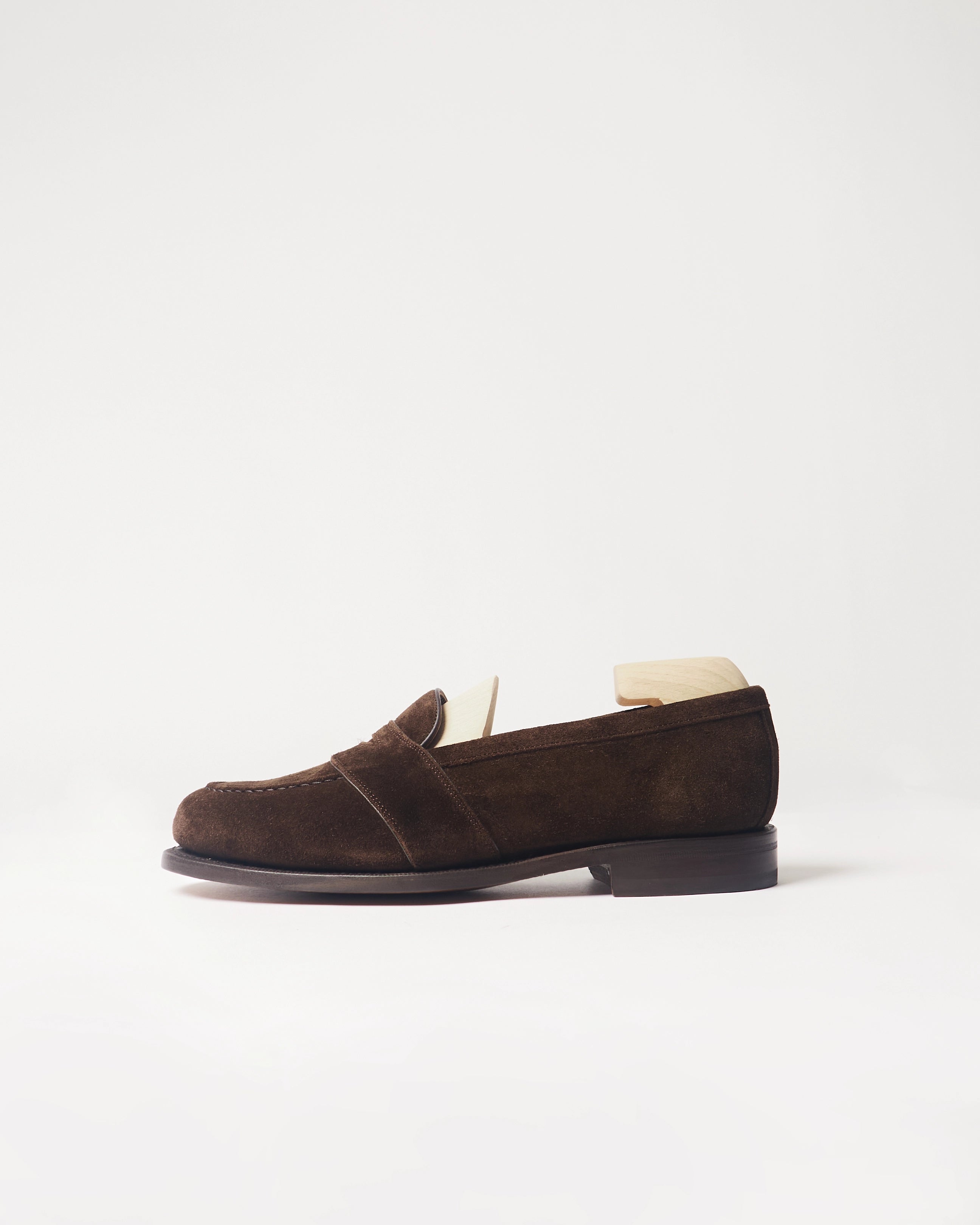 Berwick Full Strap Loafer 5723 Repello Suede Gum Oil 173 shoe side view