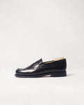 Berwick French Loafer 5732 Cordovan Rocado Black shell cordovan leather shoe side view