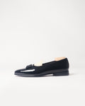 Berwick Belgian Loafers 5744 Charol Black patent leather shoes side view