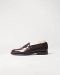 Berwick Dress Full Strap Loafer 5794 Cordovan Rocado Dark Brown shell cordovan leather shoe side view