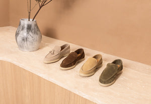 靴 Berwick 5551 ROMLBK UK6.5 Flex Walk Loafer 5542 Go Rain Janus Suede Noce | Berwick Thailand